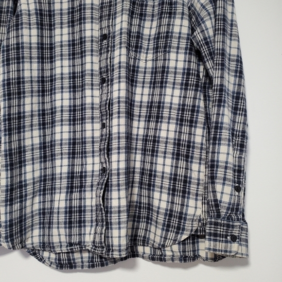 Madewell Slim Boyshirt in Lawton Plaid Flannel - Picture 12 of 15